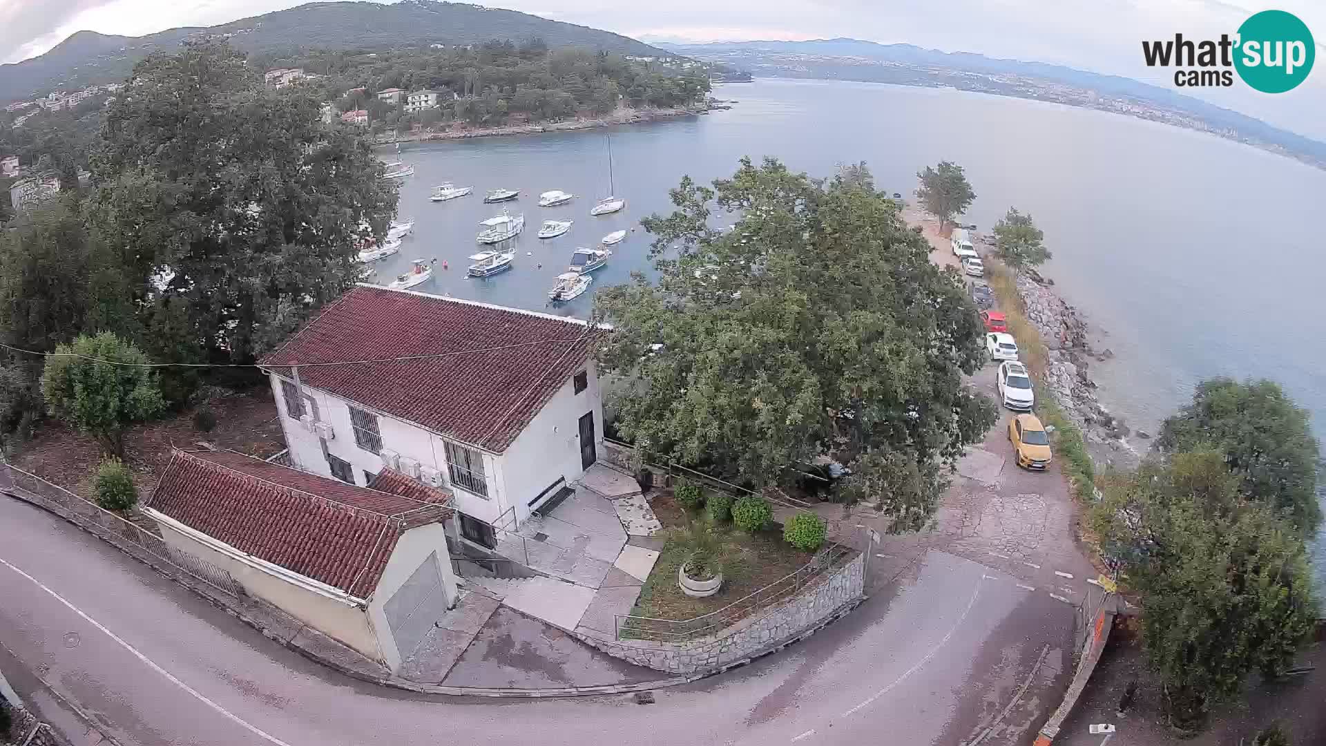 Webcam port d’Ika – Vue en direct et lumières d’Opatija