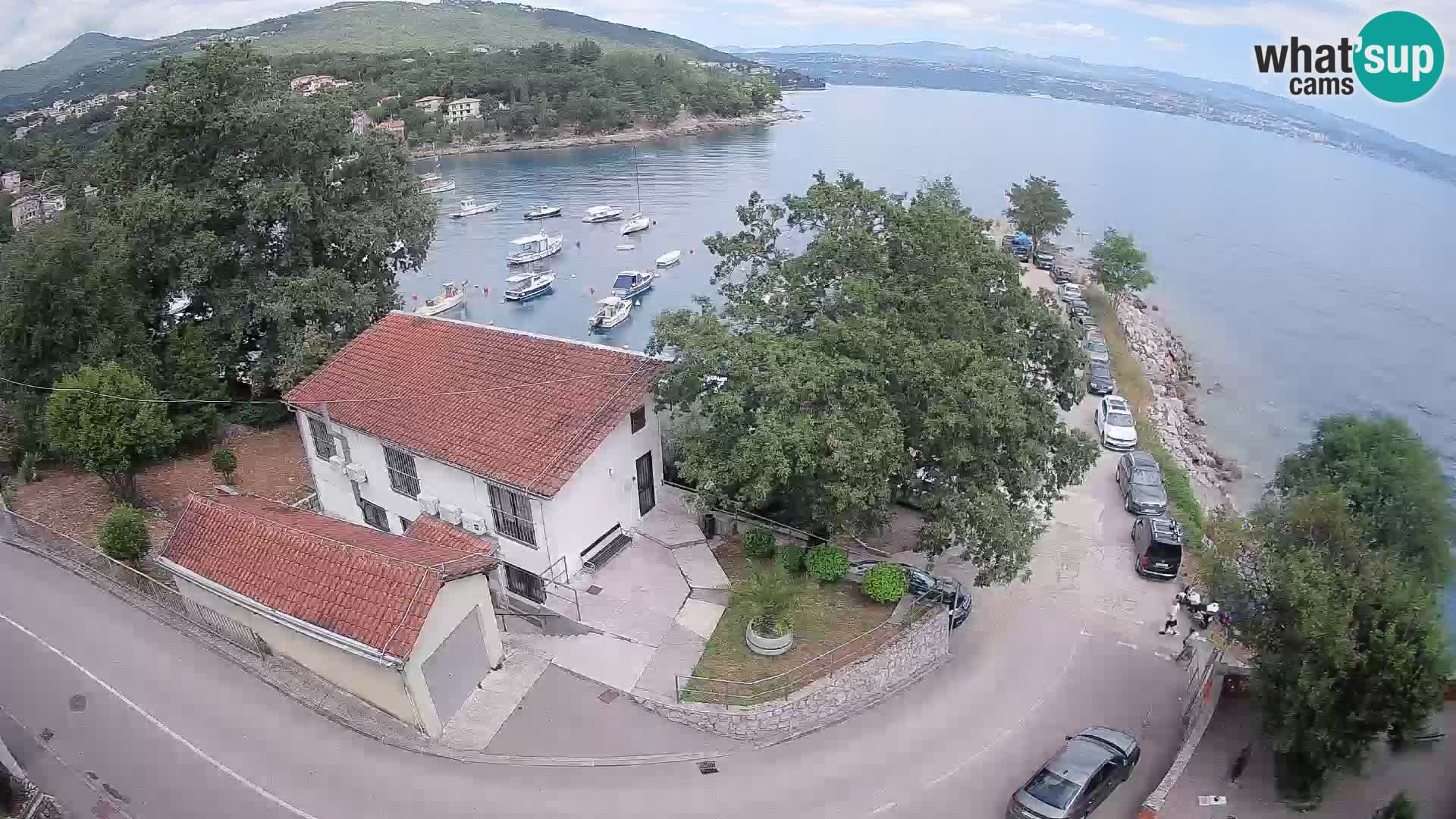 Webcam port d’Ika – Vue en direct et lumières d’Opatija