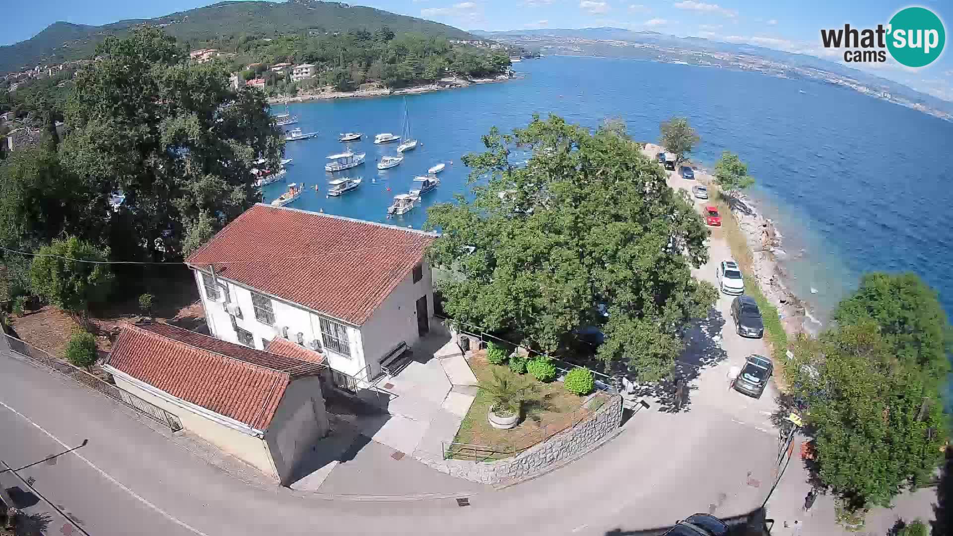 Webcam porto Ika – Vista LIVE sul porto e le luci di Opatija