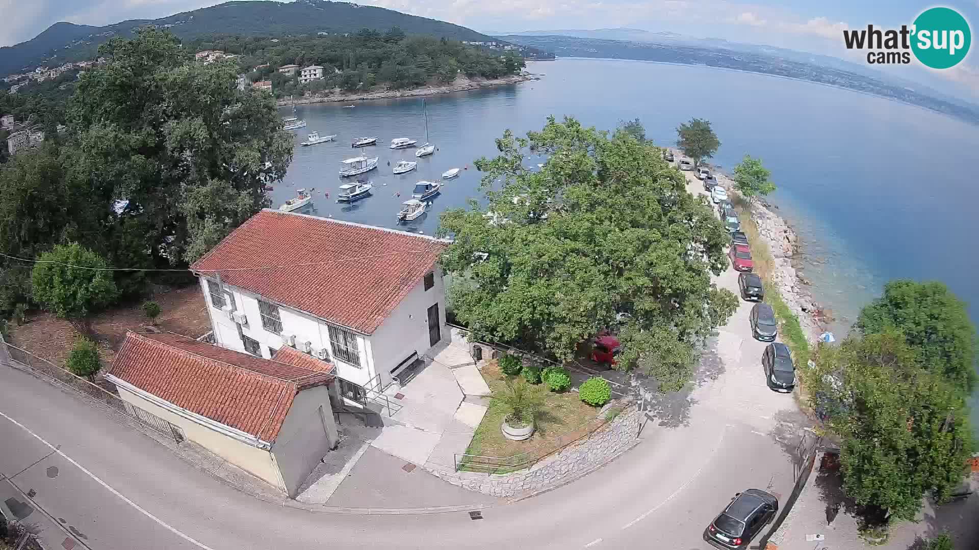 Webcam port d’Ika – Vue en direct et lumières d’Opatija