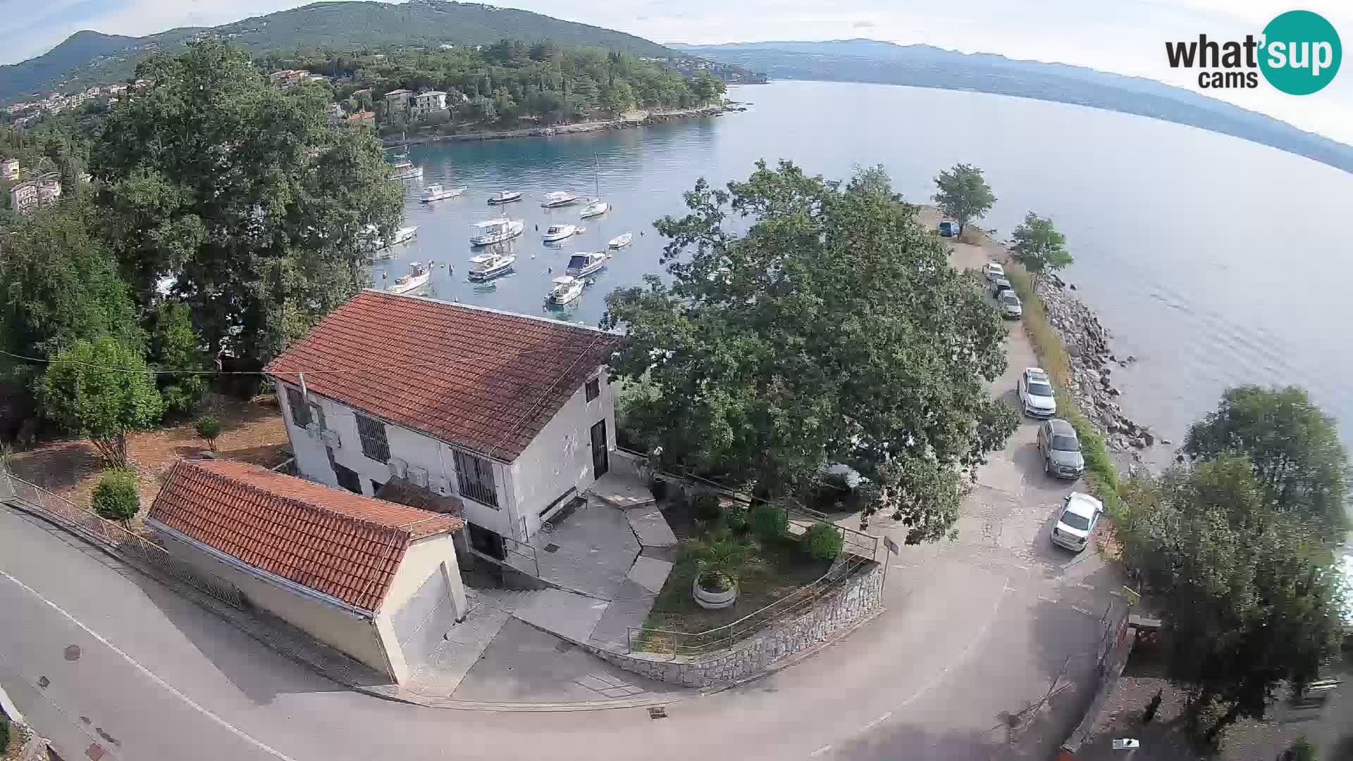 Webcam porto Ika – Vista LIVE sul porto e le luci di Opatija