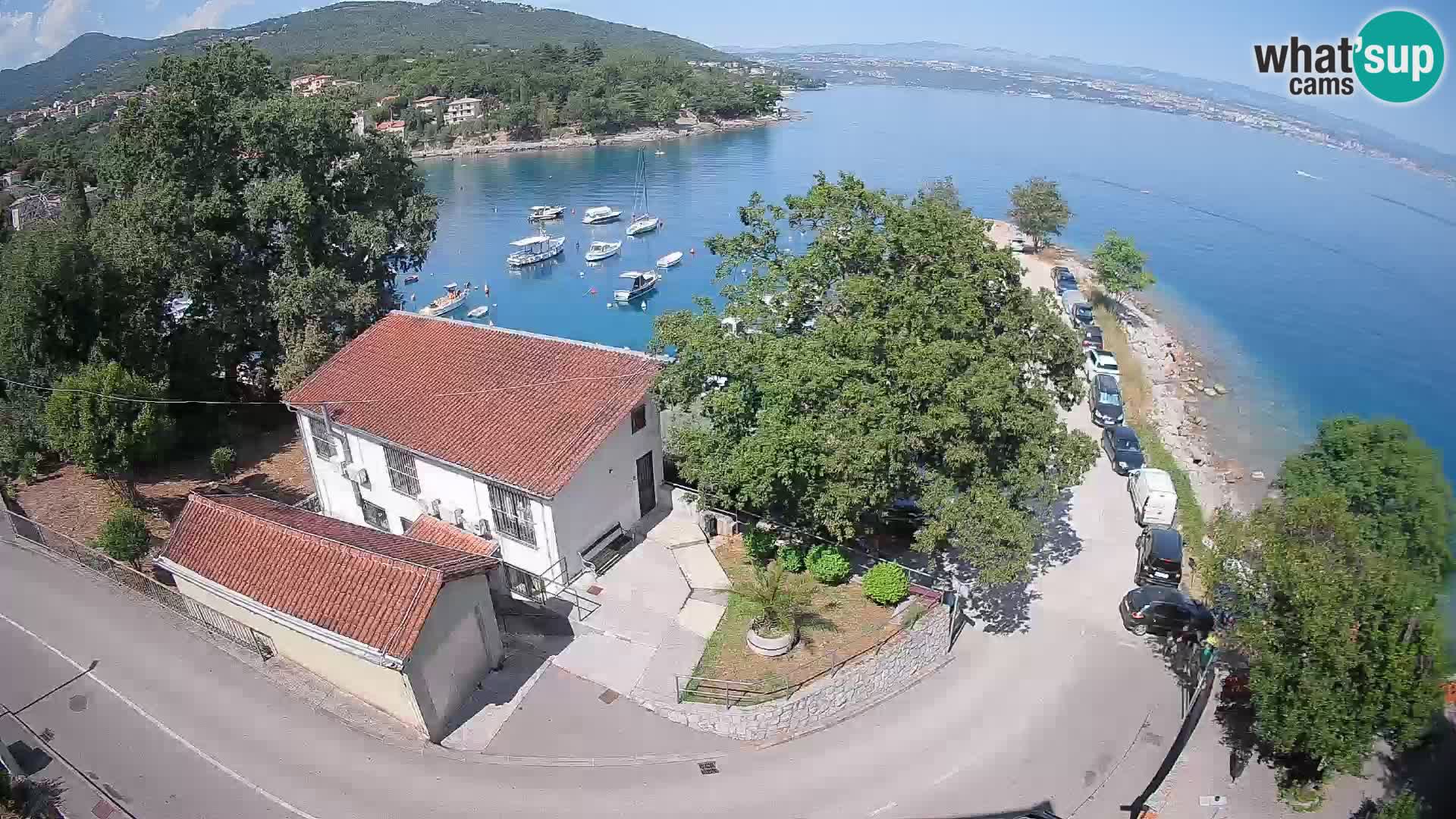 Webcam porto Ika – Vista LIVE sul porto e le luci di Opatija