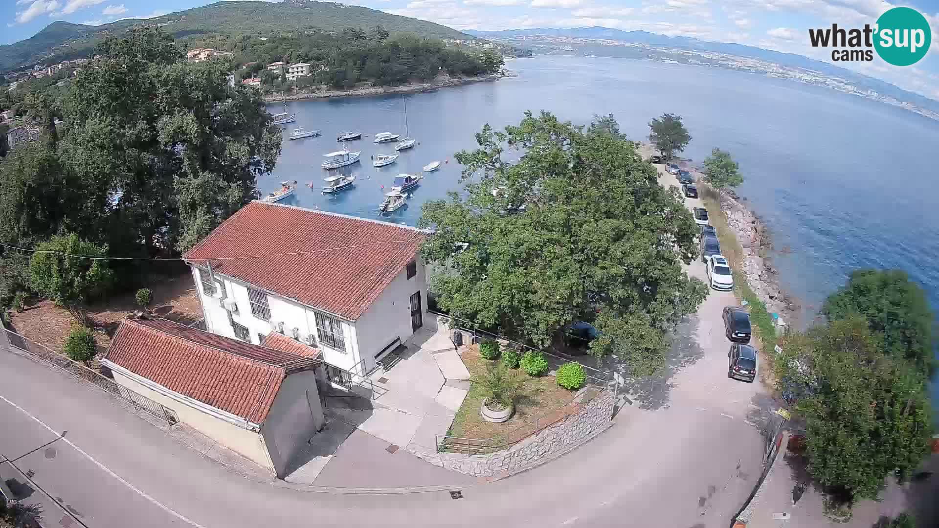 Webcam port d’Ika – Vue en direct et lumières d’Opatija