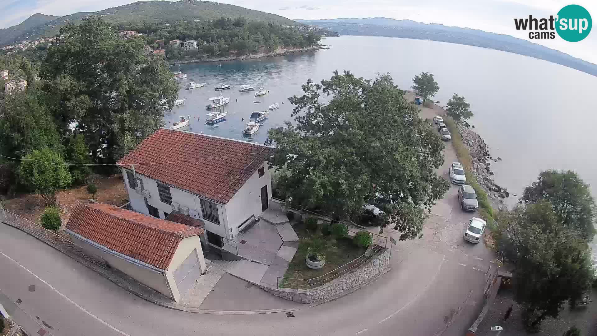 Webcam porto Ika – Vista LIVE sul porto e le luci di Opatija