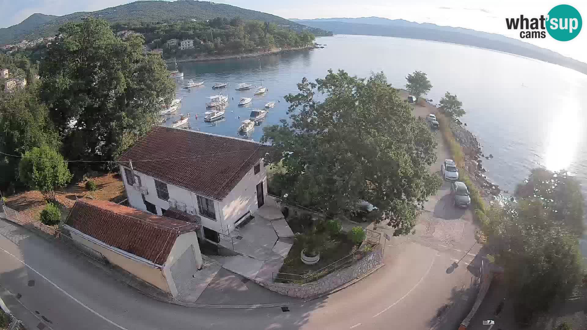 Webcam port d’Ika – Vue en direct et lumières d’Opatija