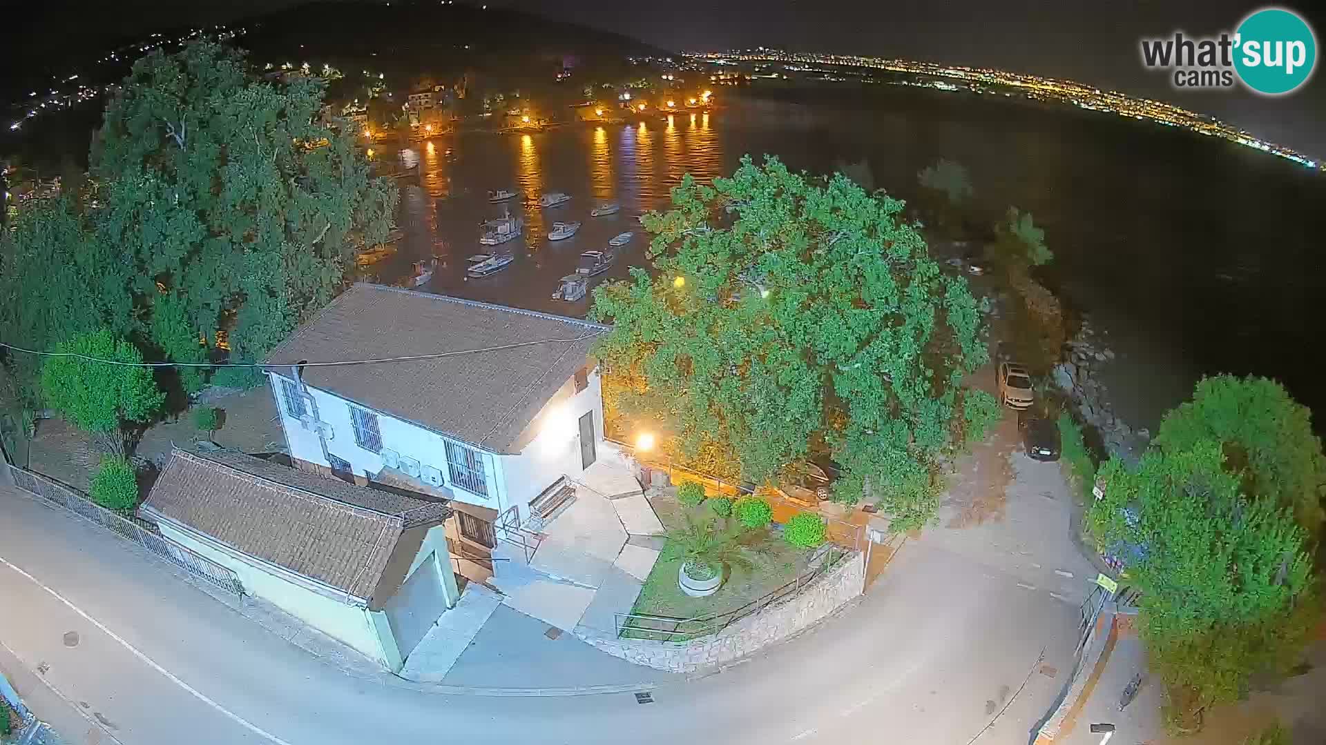 Webcam Ika Hafen – LIVE Blick auf den Hafen und die Lichter von Opatija