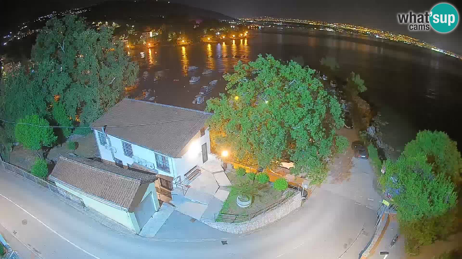 Webcam Ika Hafen – LIVE Blick auf den Hafen und die Lichter von Opatija