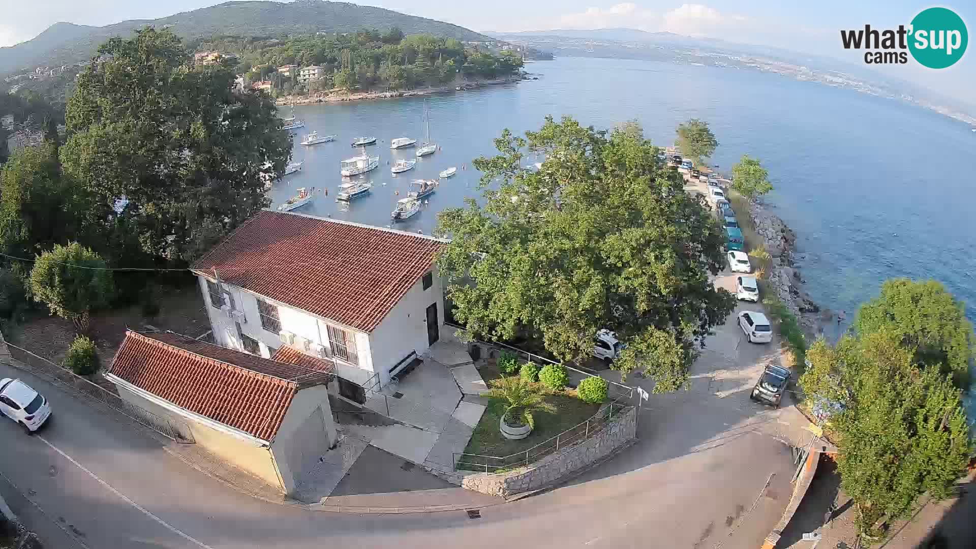 Webcam port d’Ika – Vue en direct et lumières d’Opatija