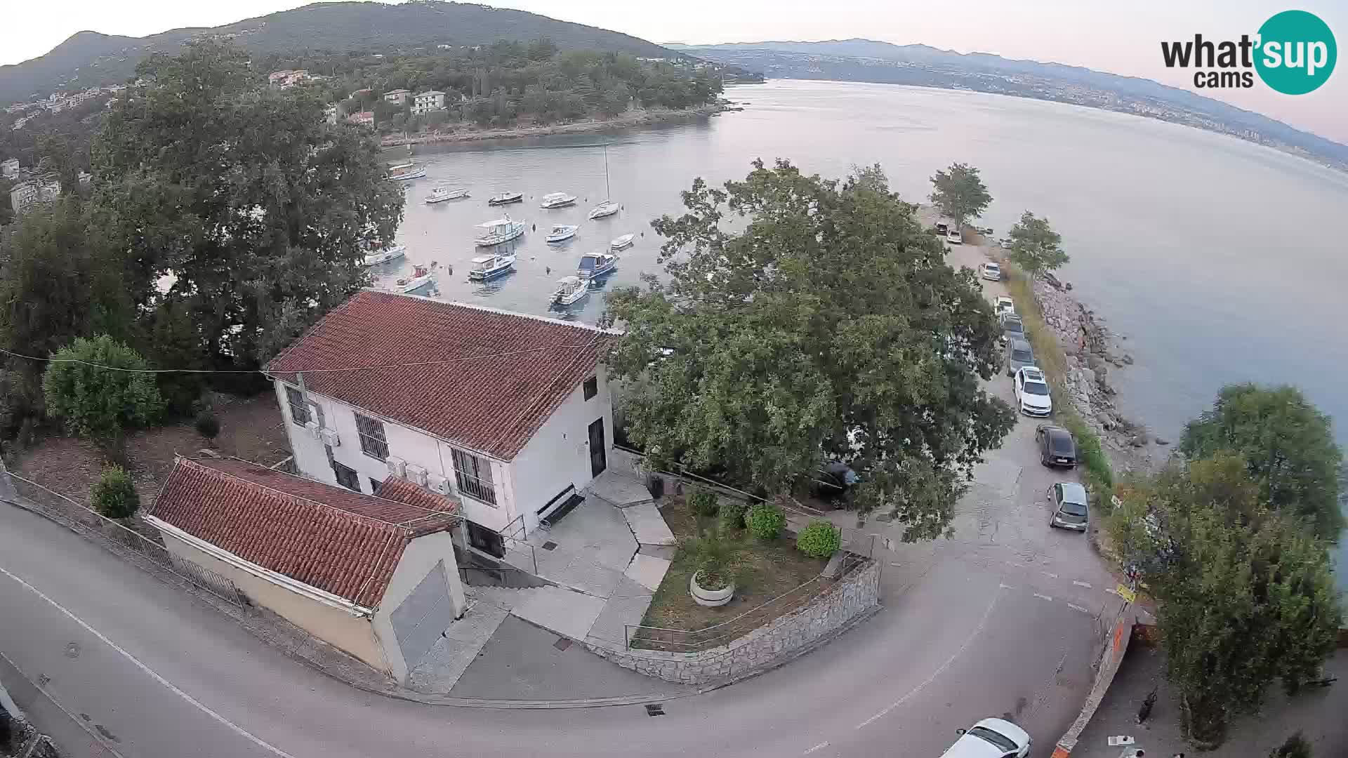 Webcam porto Ika – Vista LIVE sul porto e le luci di Opatija