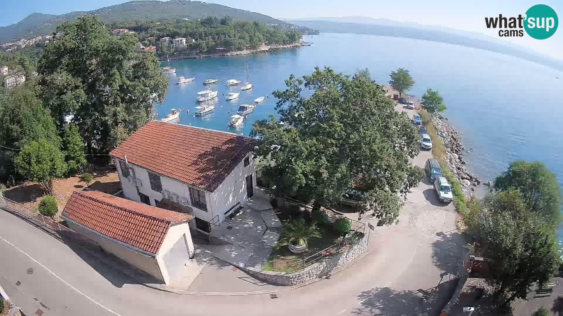 Webcam port d’Ika – Vue en direct et lumières d’Opatija
