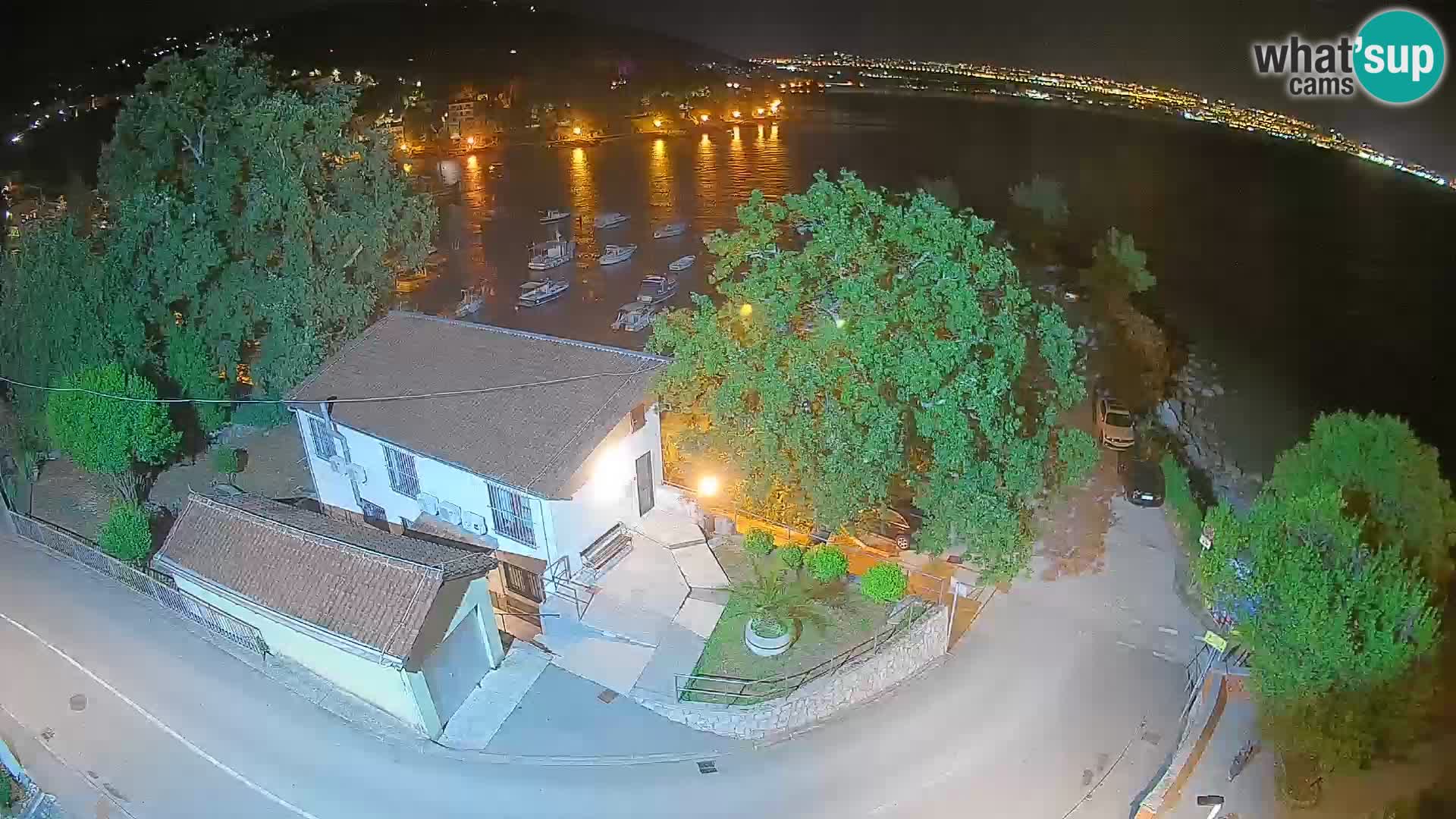 Webcam Ika Hafen – LIVE Blick auf den Hafen und die Lichter von Opatija