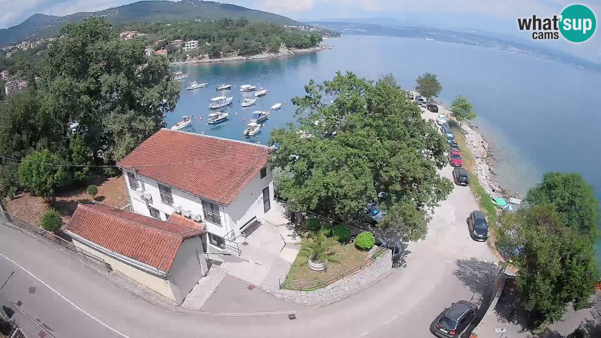 Ika Harbor Webcam – LIVE View of the Harbor and Opatija Lights
