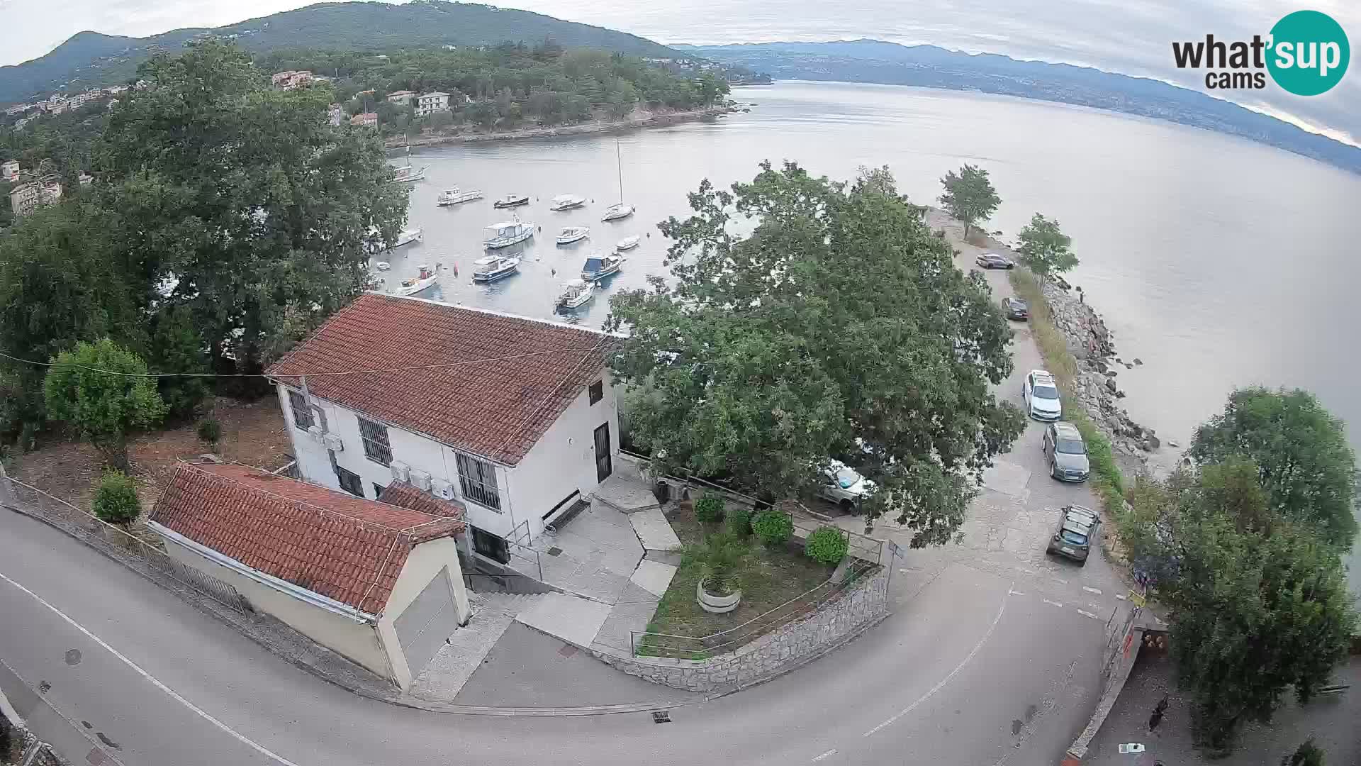 Webcam port d’Ika – Vue en direct et lumières d’Opatija