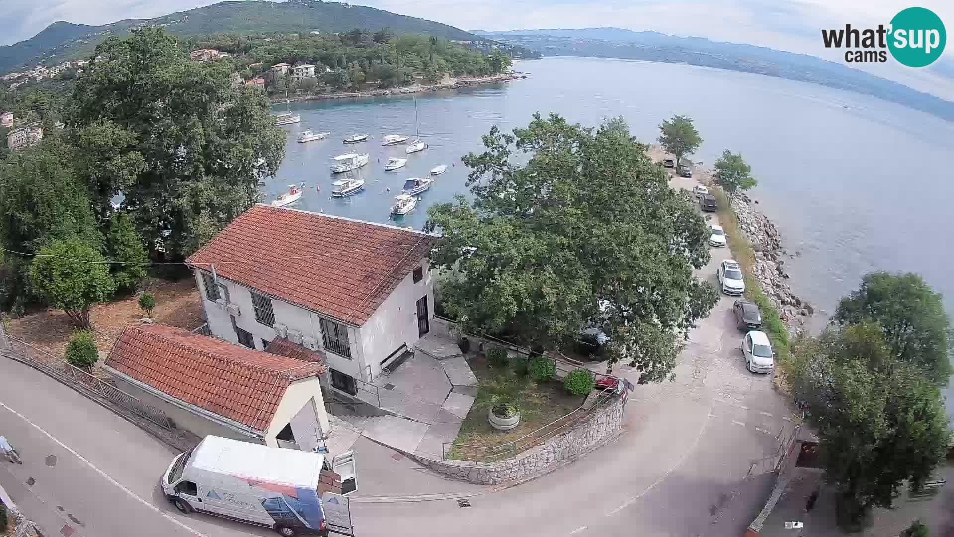 Webcam porto Ika – Vista LIVE sul porto e le luci di Opatija