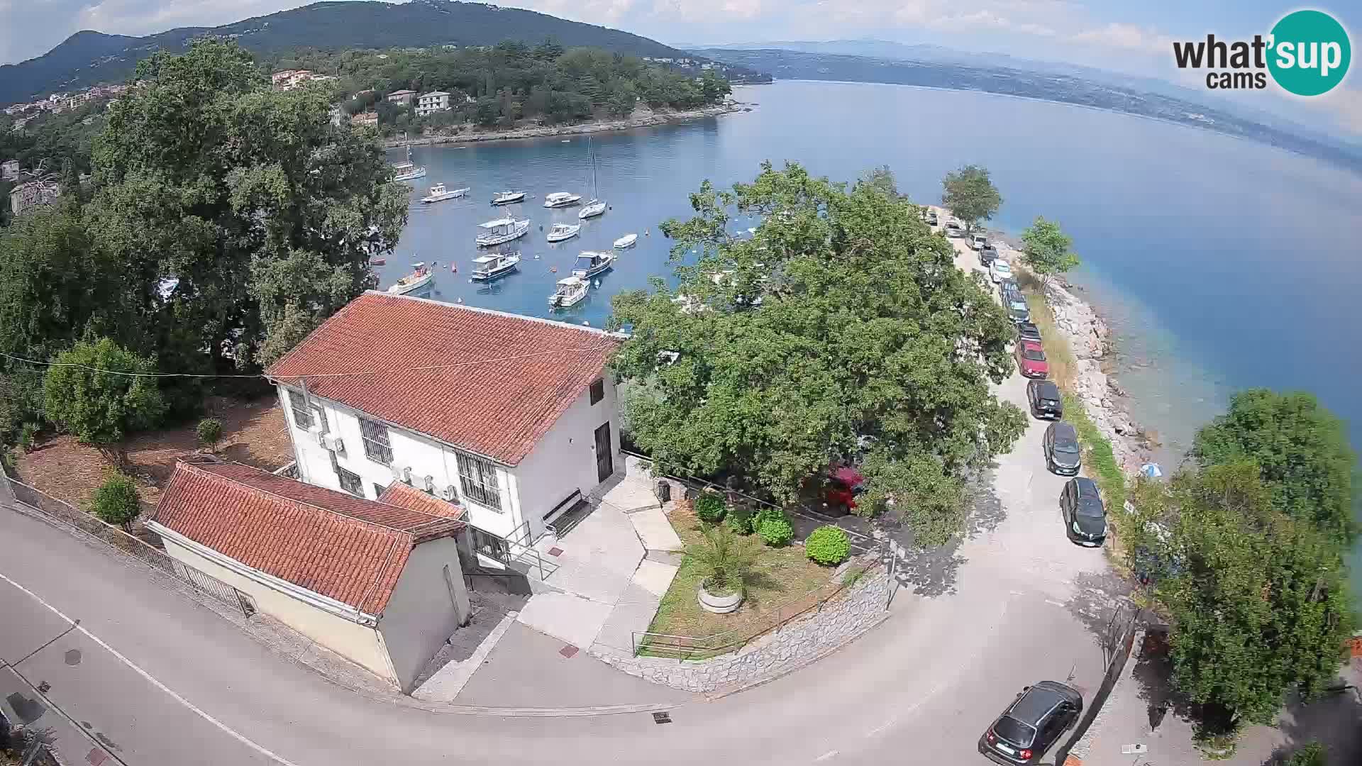 Webcam port d’Ika – Vue en direct et lumières d’Opatija