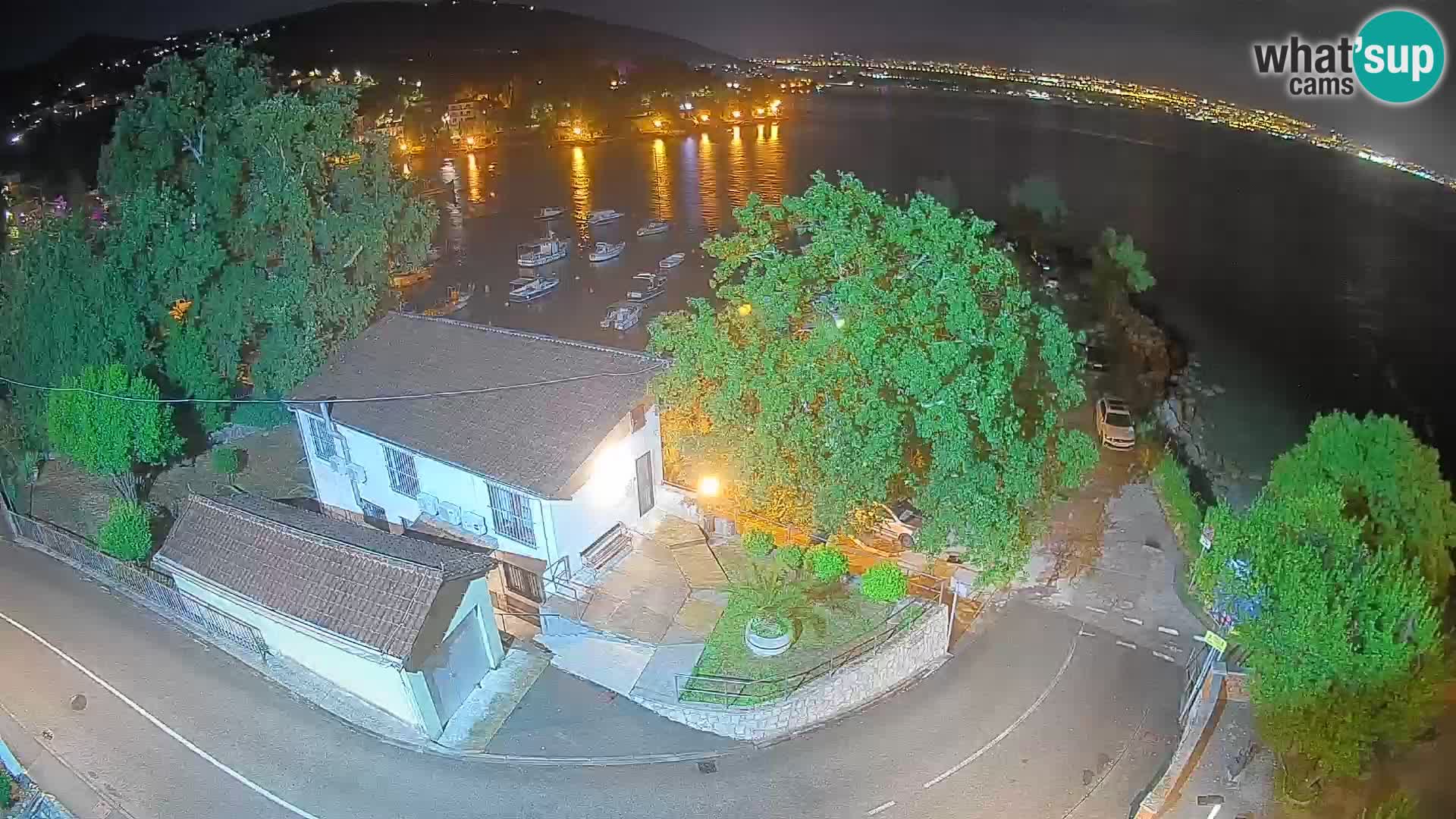 Webcam Ika Hafen – LIVE Blick auf den Hafen und die Lichter von Opatija