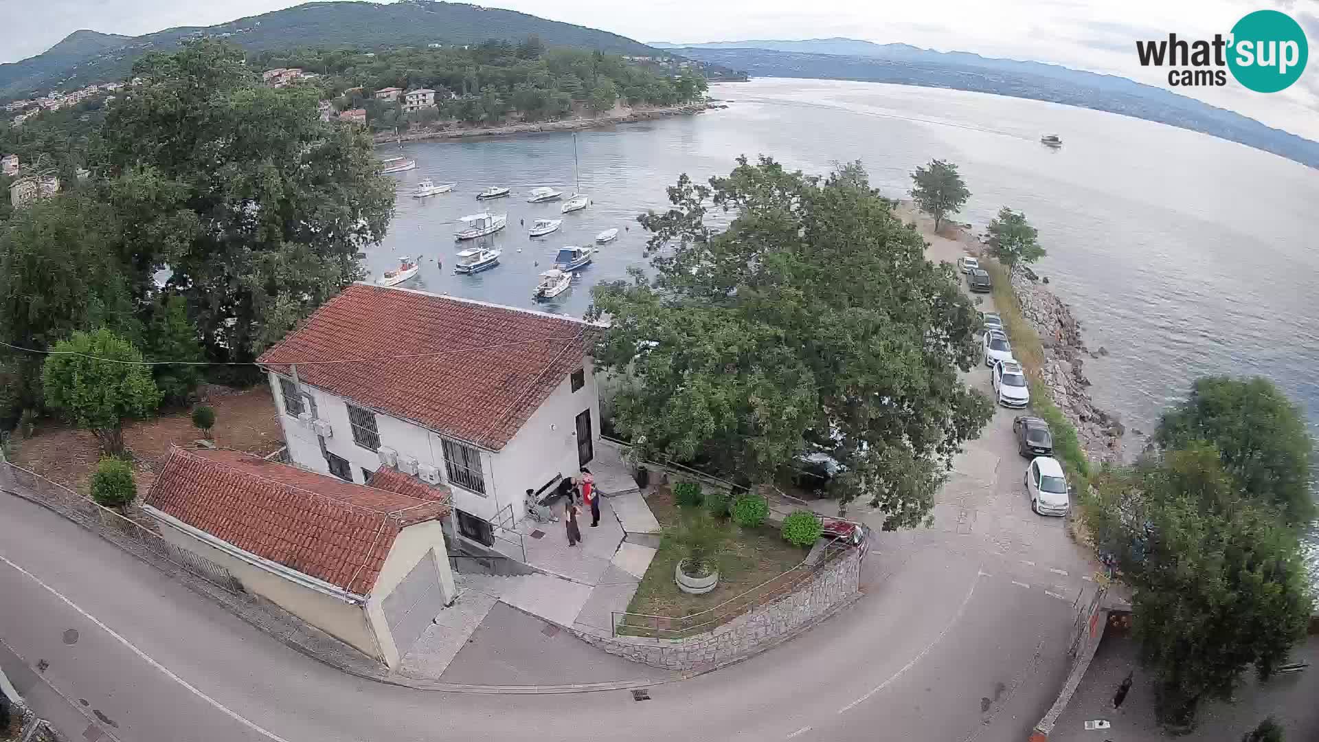 Webcam porto Ika – Vista LIVE sul porto e le luci di Opatija