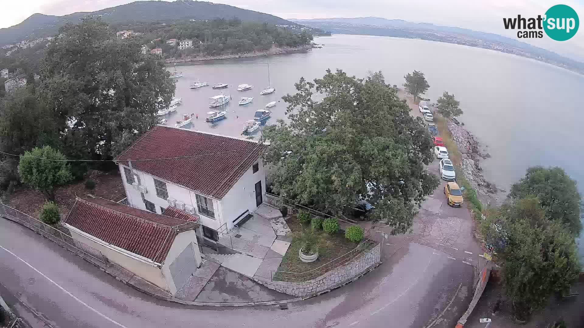 Webcam porto Ika – Vista LIVE sul porto e le luci di Opatija
