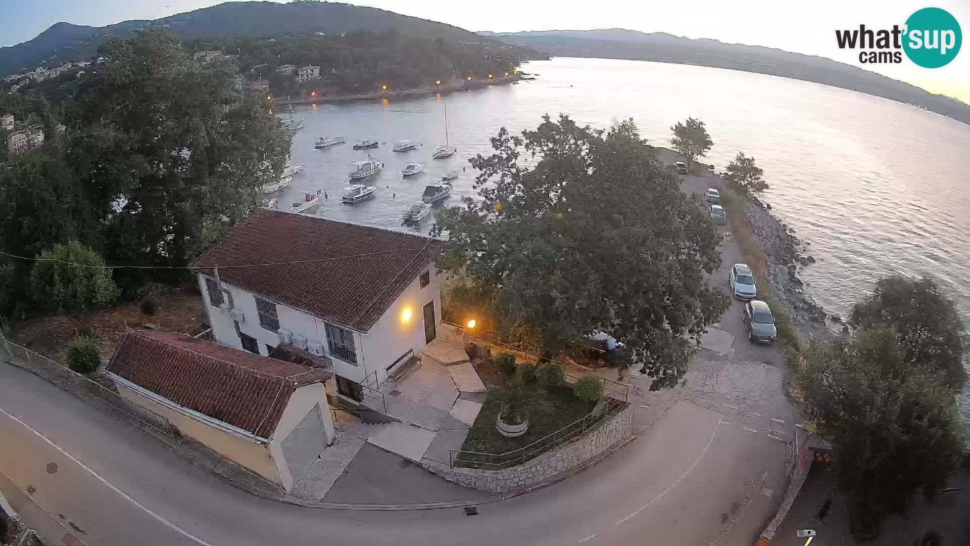 Webcam port d’Ika – Vue en direct et lumières d’Opatija
