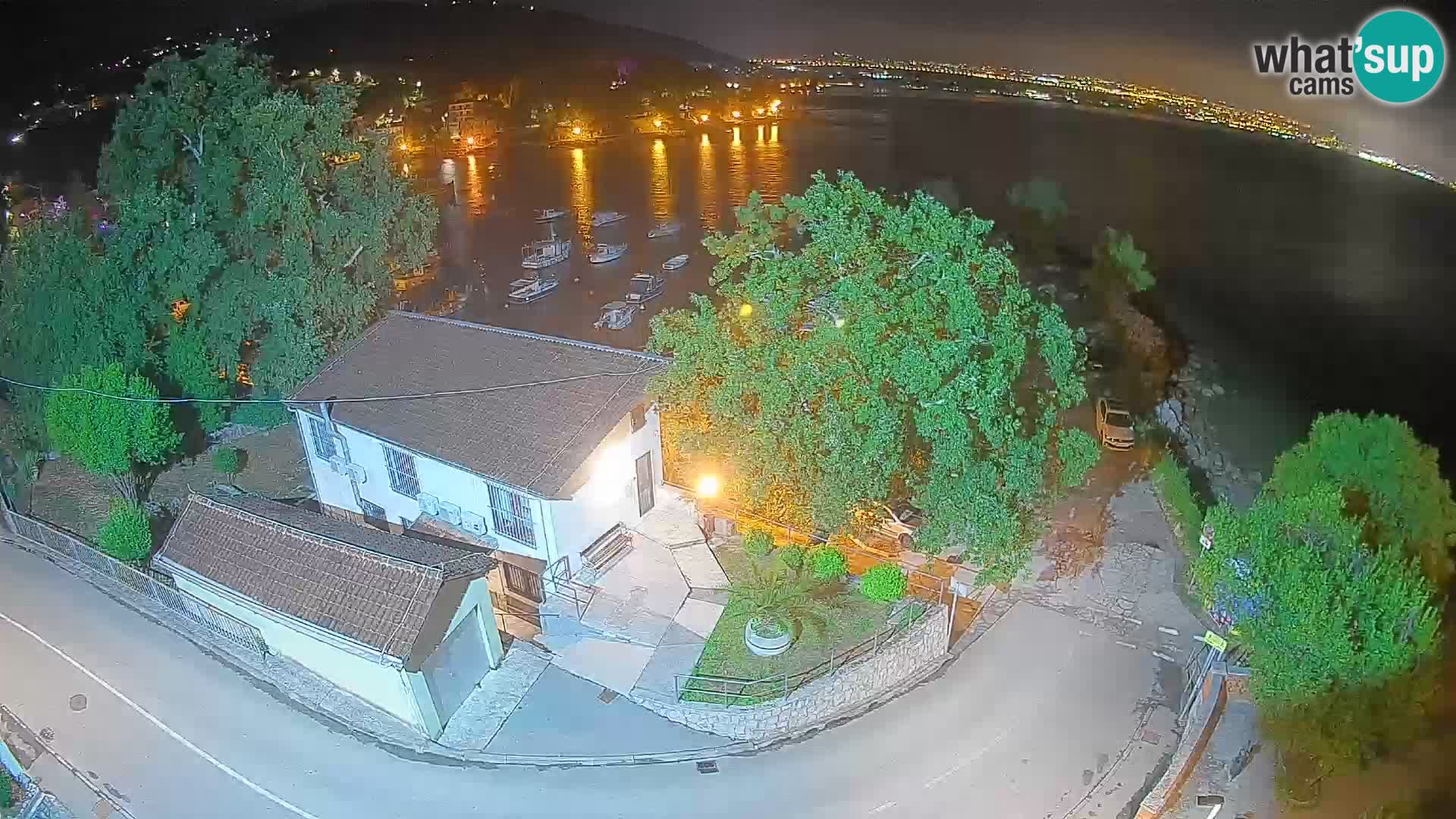 Webcam port d’Ika – Vue en direct et lumières d’Opatija