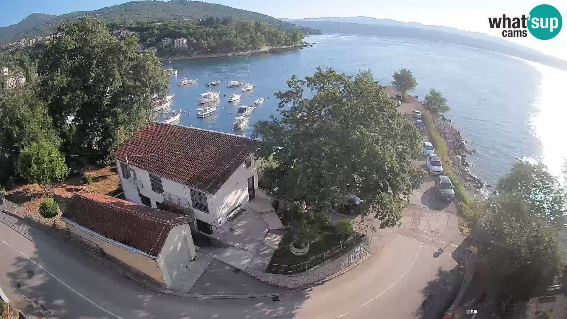 Webcam port d’Ika – Vue en direct et lumières d’Opatija