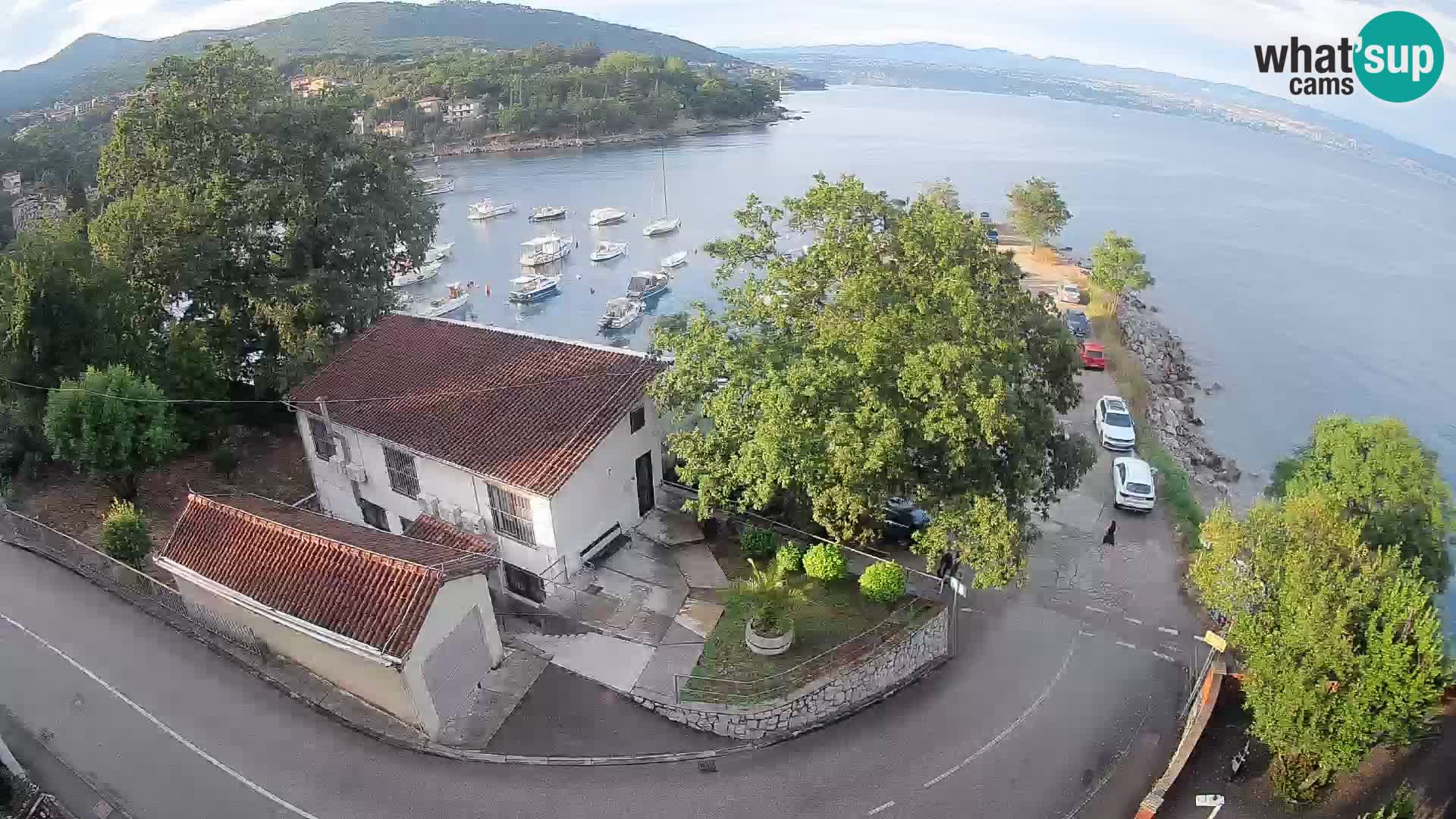 Webcam Ika Hafen – LIVE Blick auf den Hafen und die Lichter von Opatija