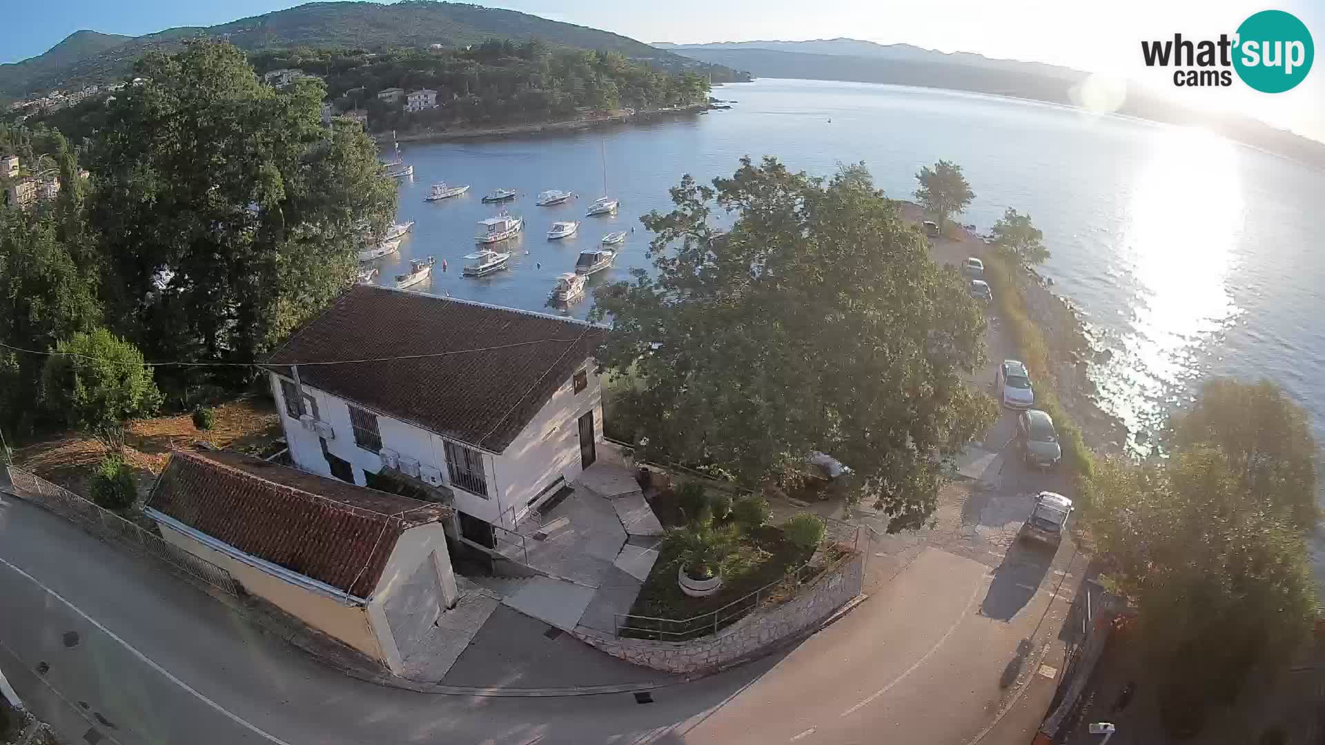 Webcam porto Ika – Vista LIVE sul porto e le luci di Opatija