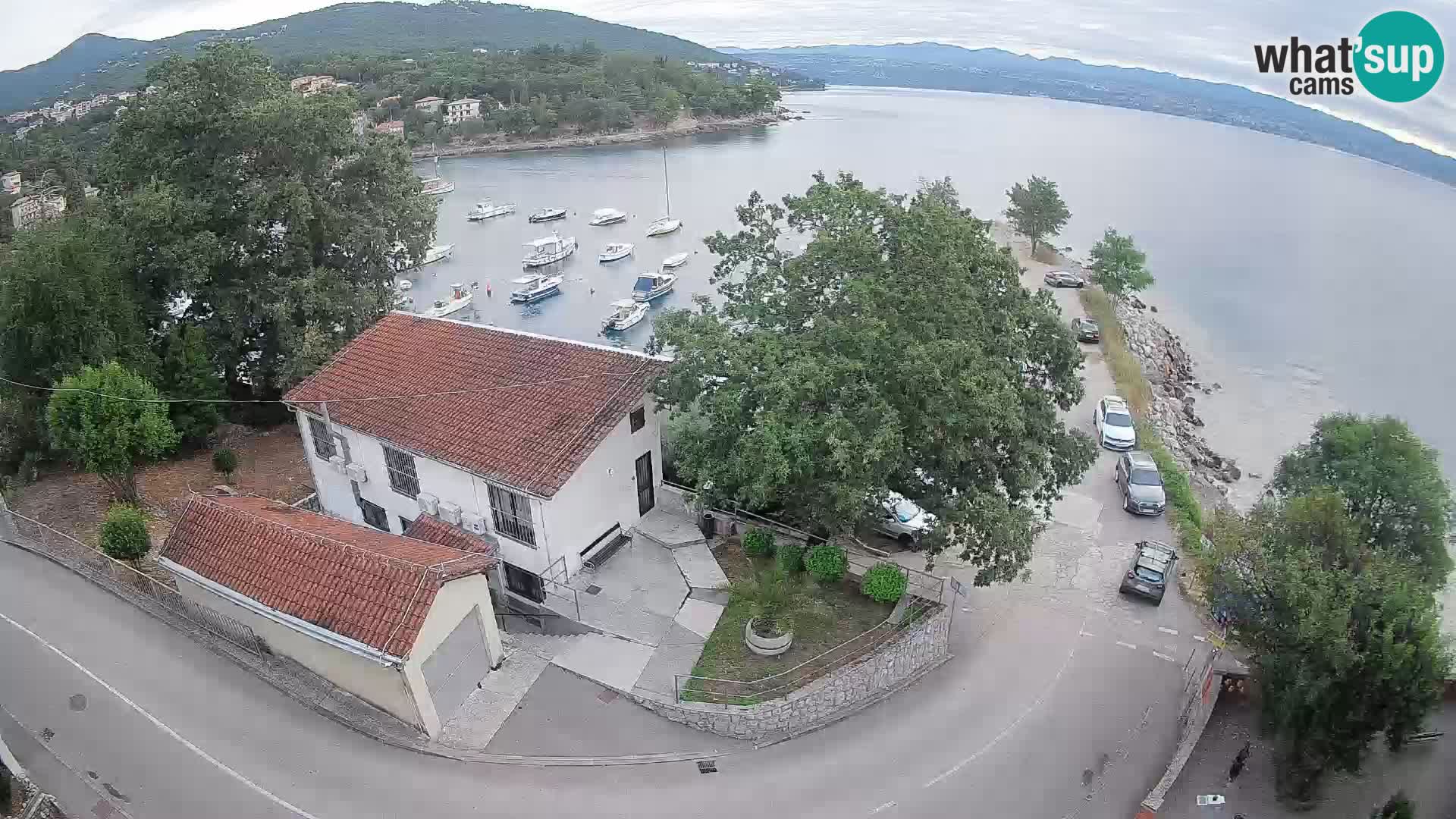 Webcam porto Ika – Vista LIVE sul porto e le luci di Opatija