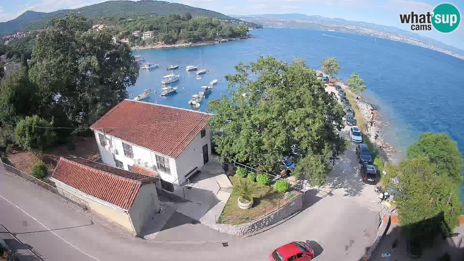 Webcam porto Ika – Vista LIVE sul porto e le luci di Opatija