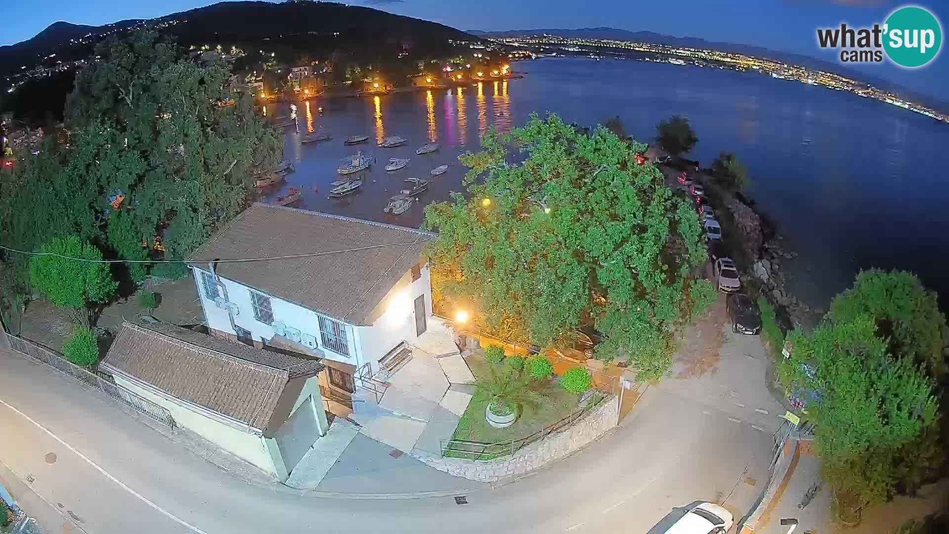 Webcam Ika Hafen – LIVE Blick auf den Hafen und die Lichter von Opatija