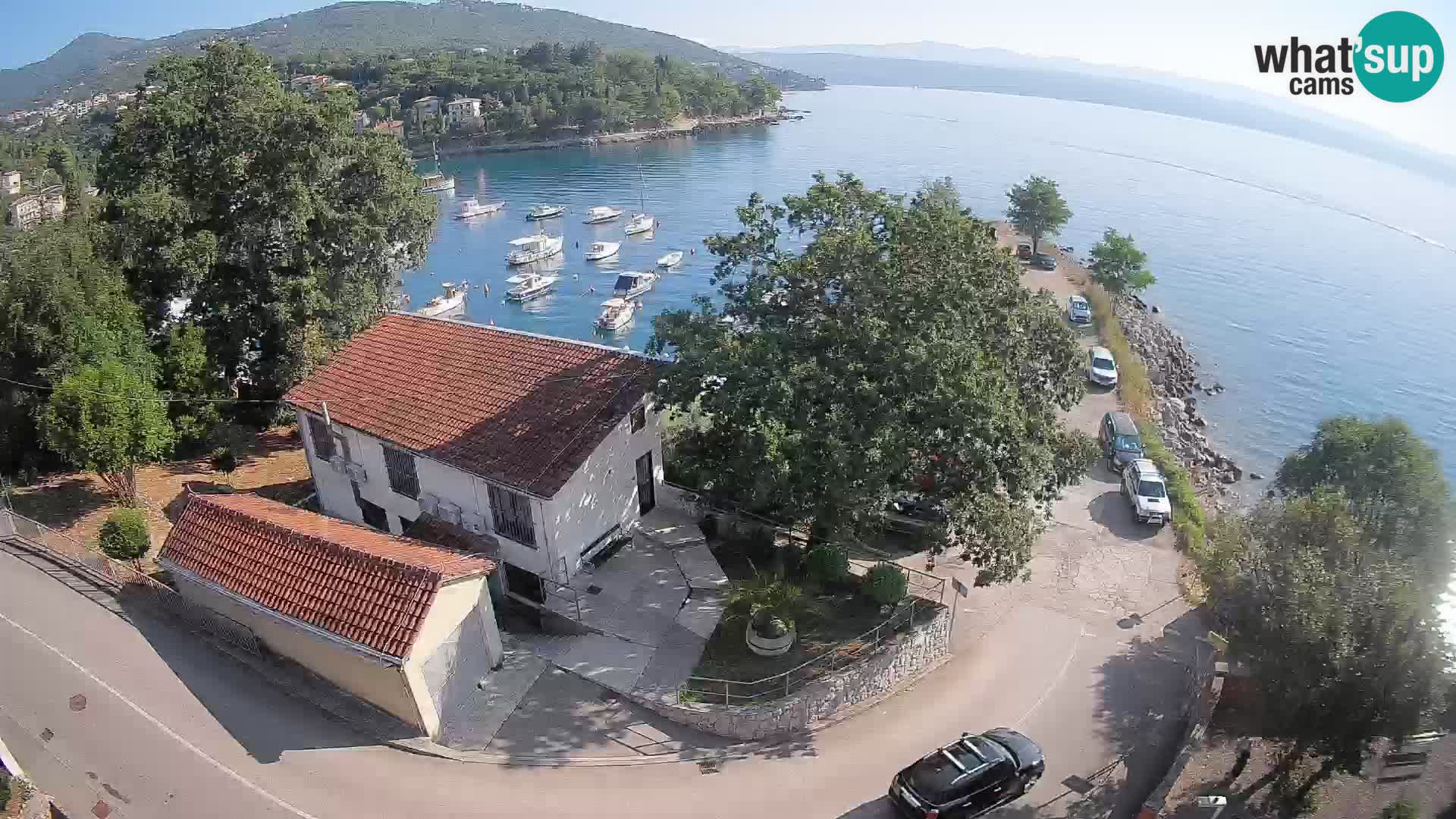 Webcam porto Ika – Vista LIVE sul porto e le luci di Opatija
