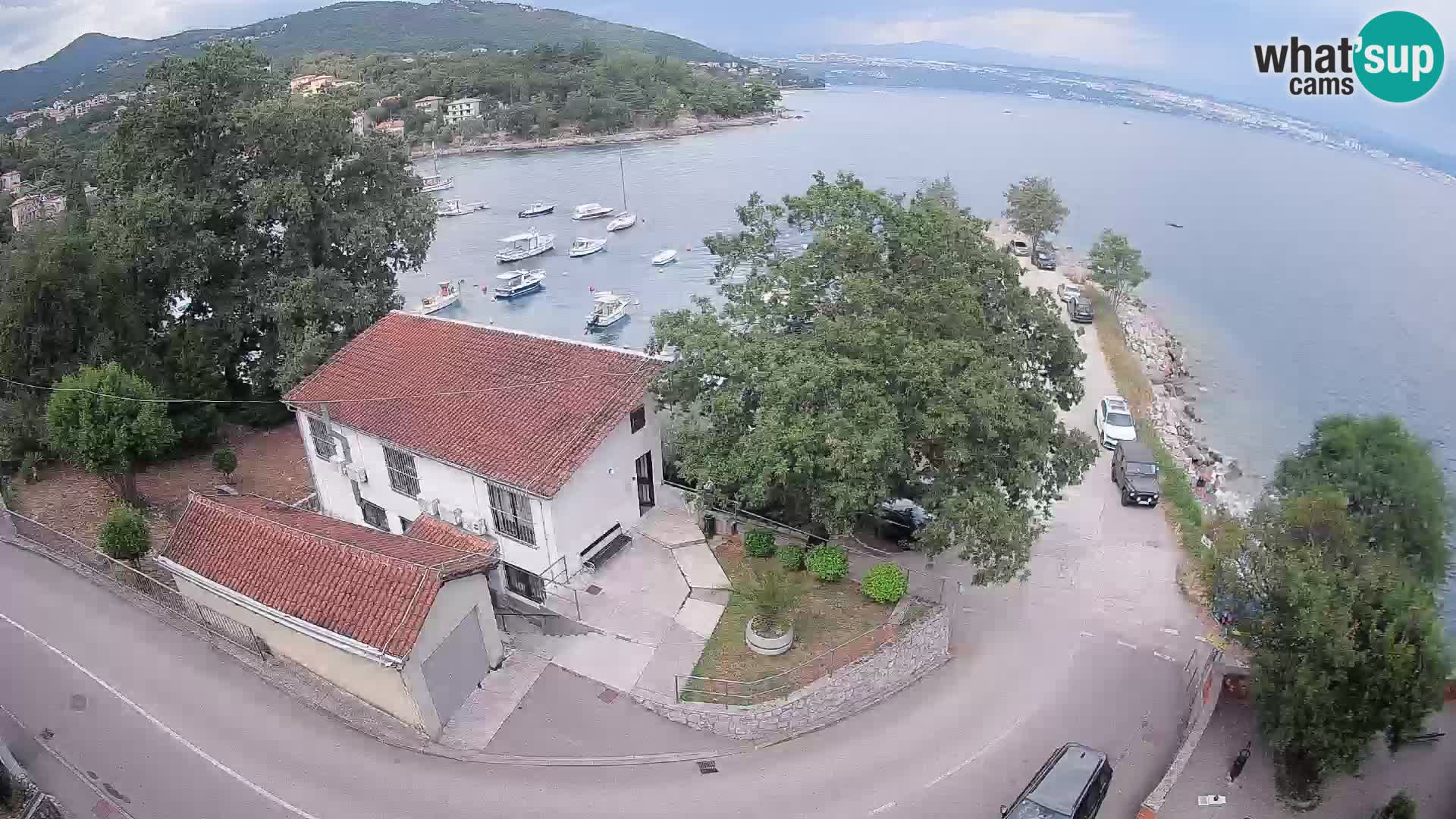 Webcam porto Ika – Vista LIVE sul porto e le luci di Opatija
