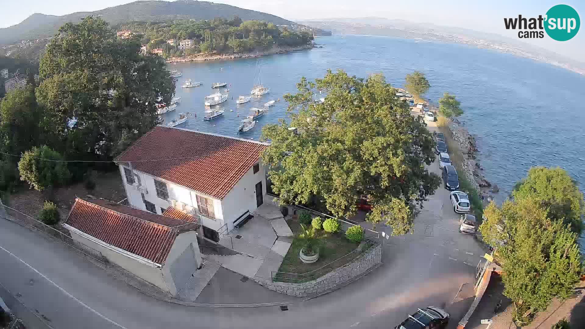 Webcam port d’Ika – Vue en direct et lumières d’Opatija