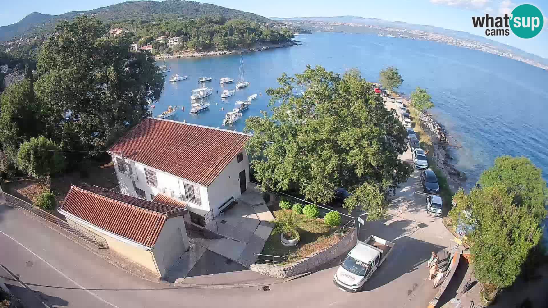 Webcam Ika Hafen – LIVE Blick auf den Hafen und die Lichter von Opatija