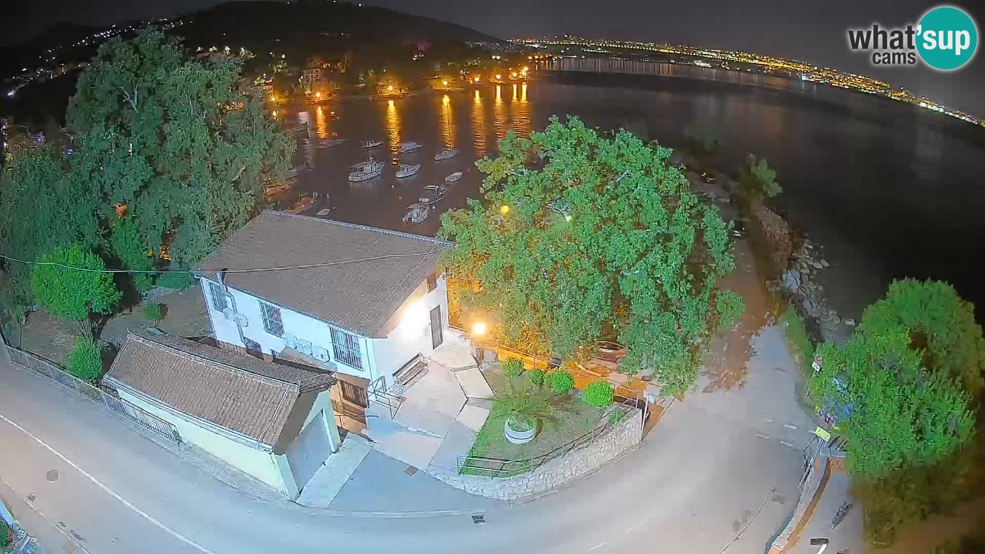 Webcam Ika Hafen – LIVE Blick auf den Hafen und die Lichter von Opatija