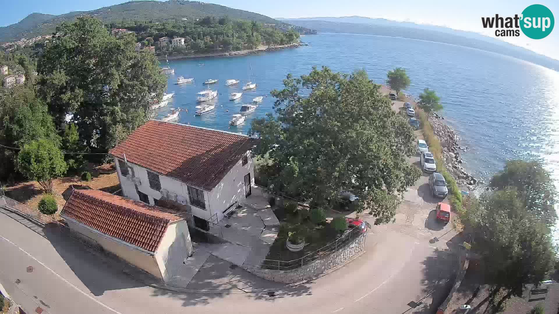 Webcam porto Ika – Vista LIVE sul porto e le luci di Opatija