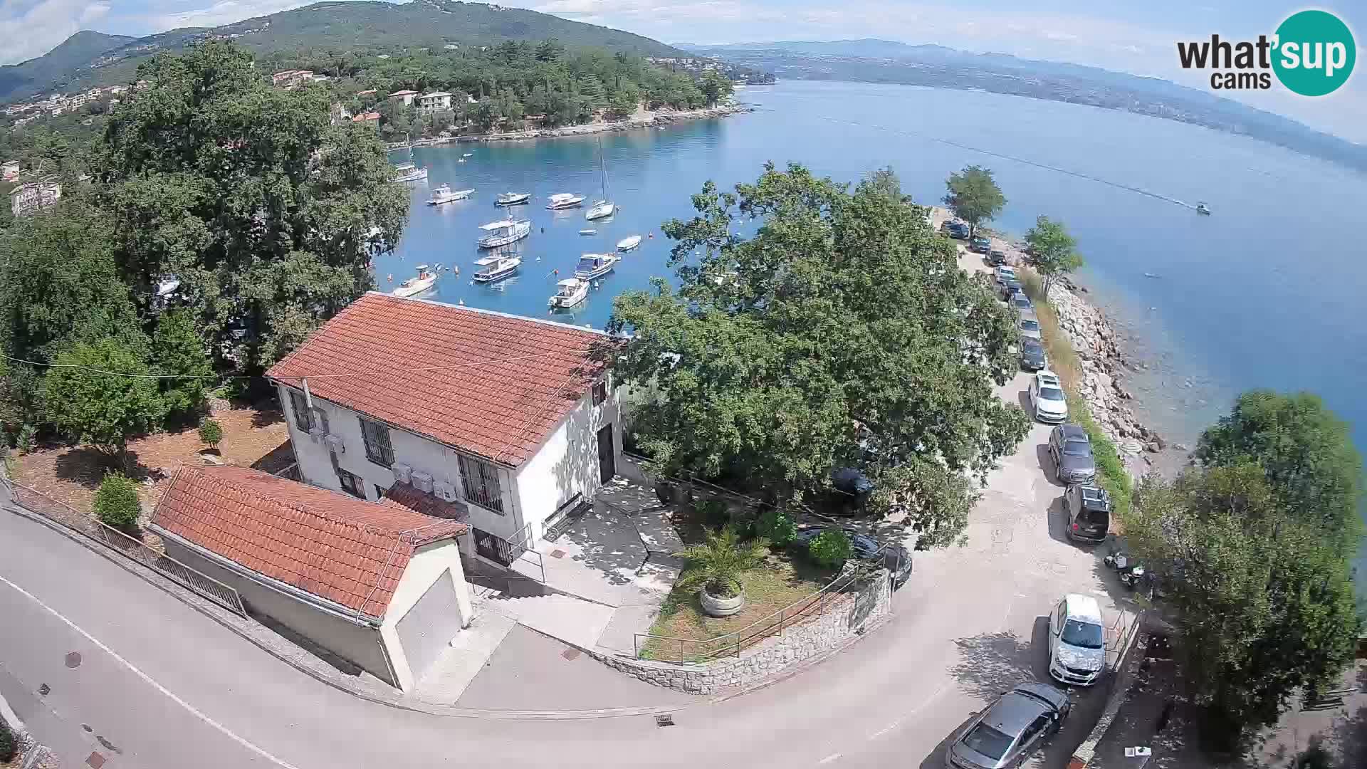 Webcam port d’Ika – Vue en direct et lumières d’Opatija