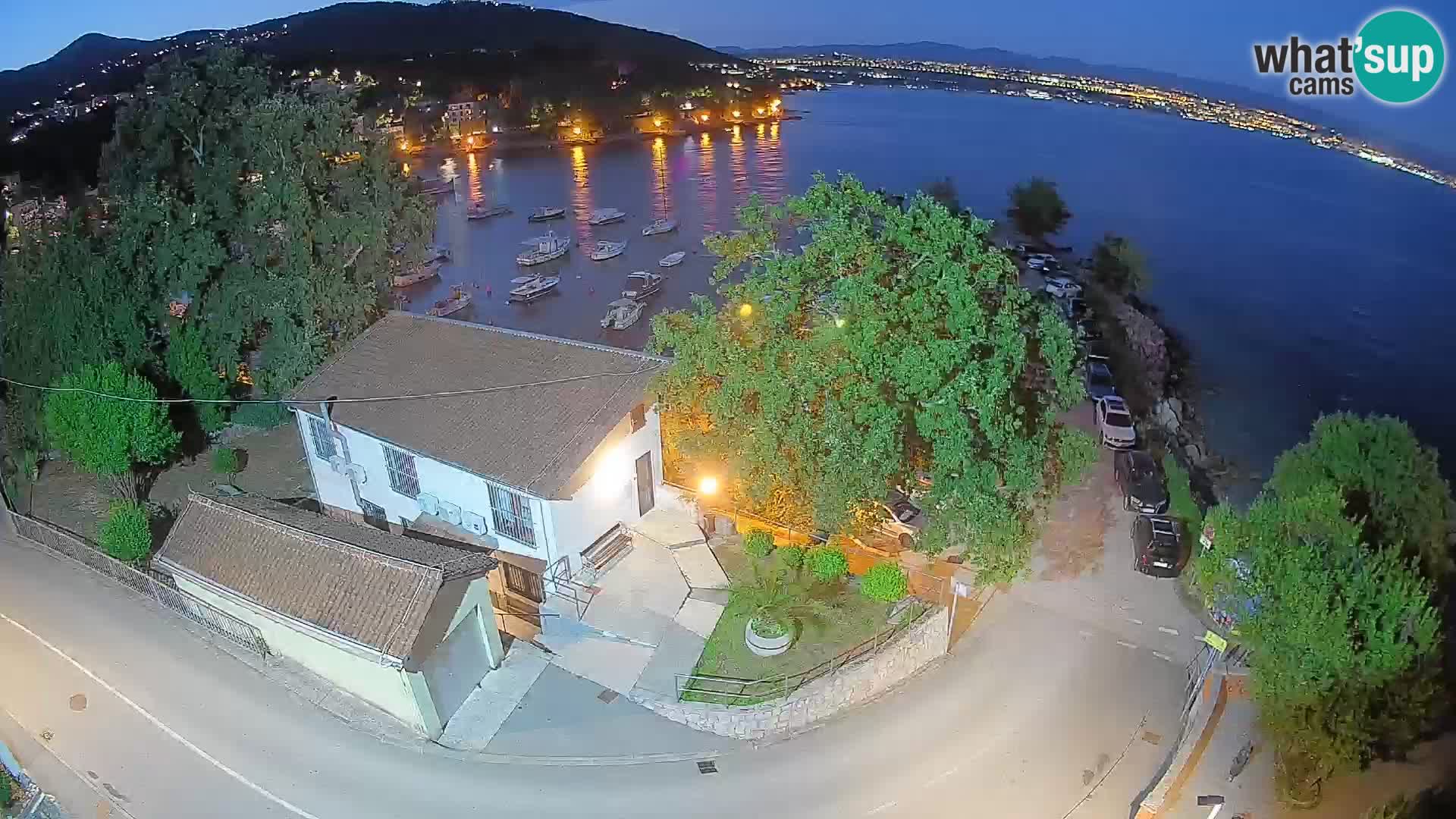 Webcam Ika Hafen – LIVE Blick auf den Hafen und die Lichter von Opatija