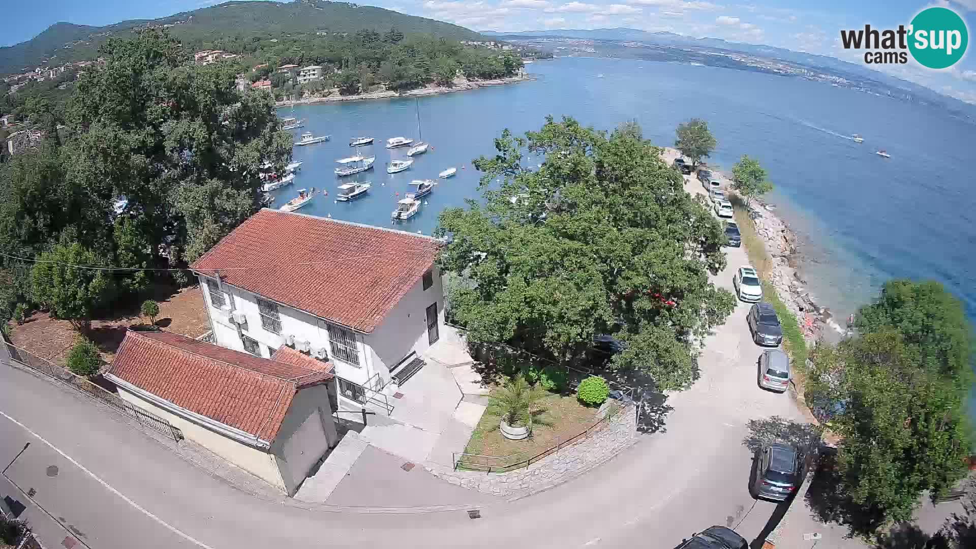 Webcam port d’Ika – Vue en direct et lumières d’Opatija