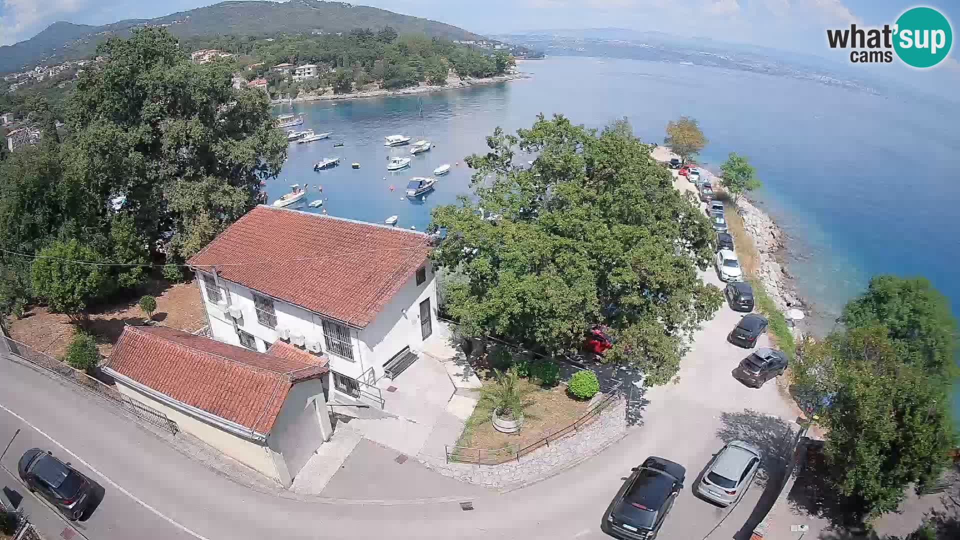 Webcam port d’Ika – Vue en direct et lumières d’Opatija