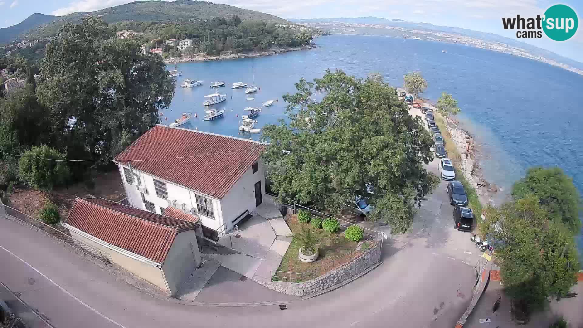 Webcam port d’Ika – Vue en direct et lumières d’Opatija