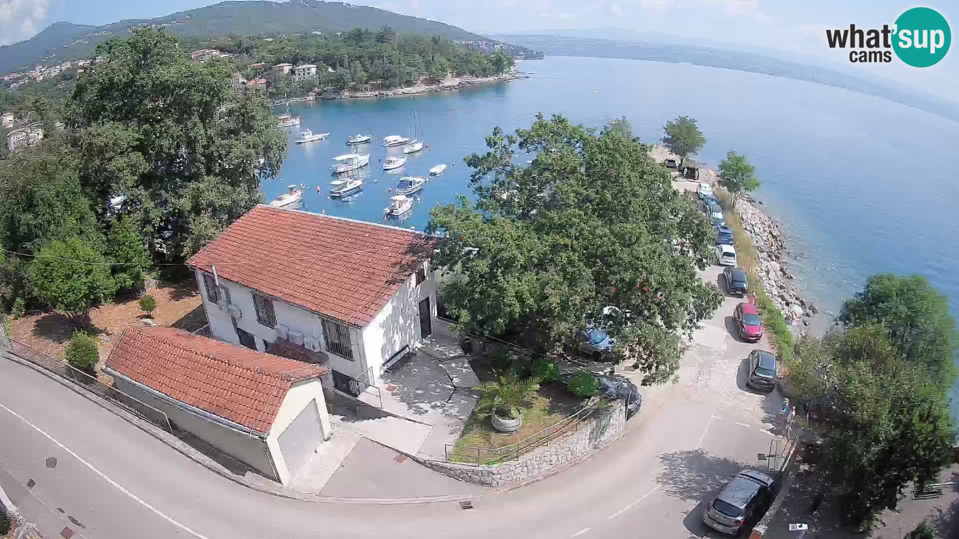 Webcam porto Ika – Vista LIVE sul porto e le luci di Opatija