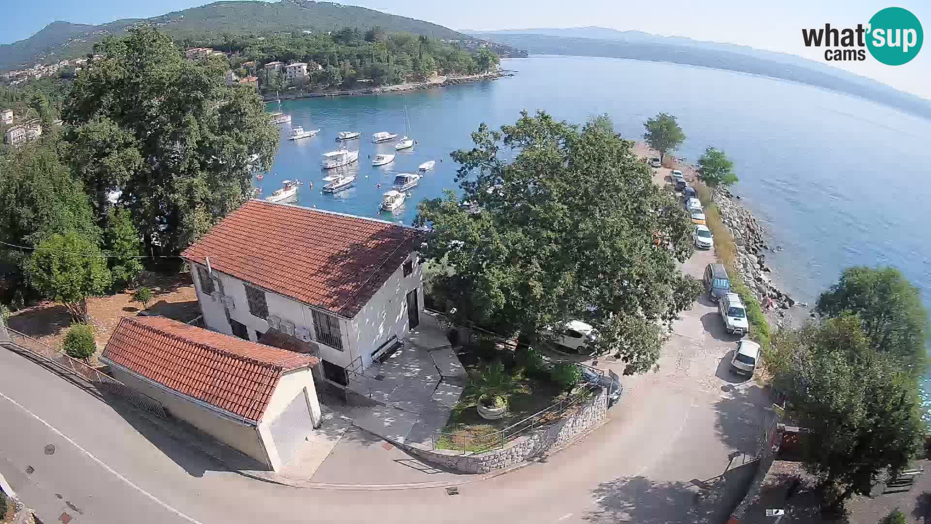 Webcam porto Ika – Vista LIVE sul porto e le luci di Opatija