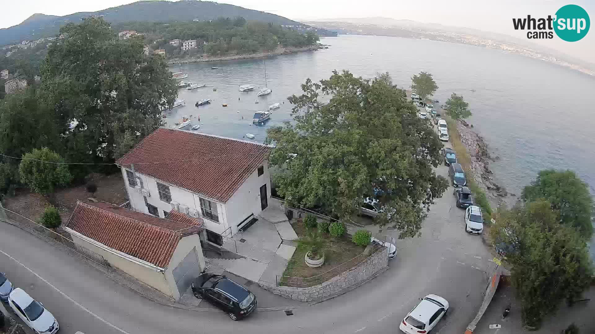 Webcam porto Ika – Vista LIVE sul porto e le luci di Opatija