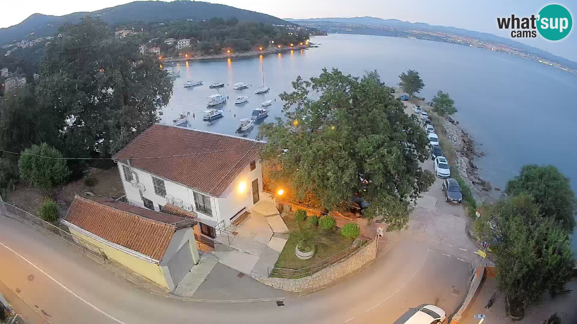 Webcam Ika Hafen – LIVE Blick auf den Hafen und die Lichter von Opatija
