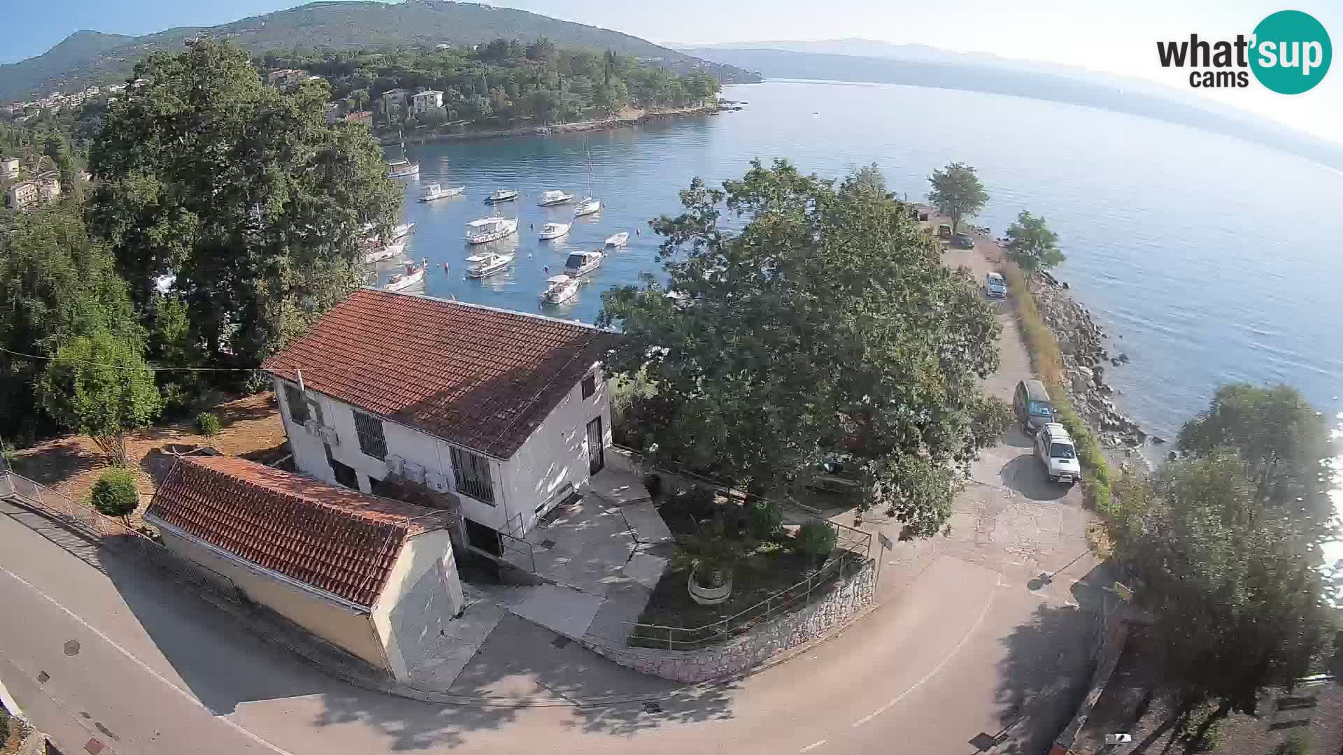 Webcam port d’Ika – Vue en direct et lumières d’Opatija