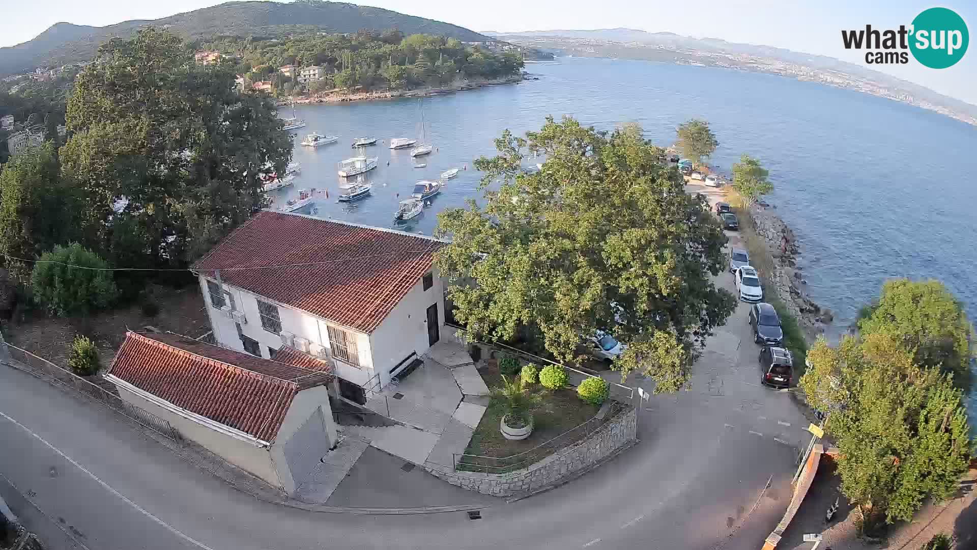 Webcam port d’Ika – Vue en direct et lumières d’Opatija