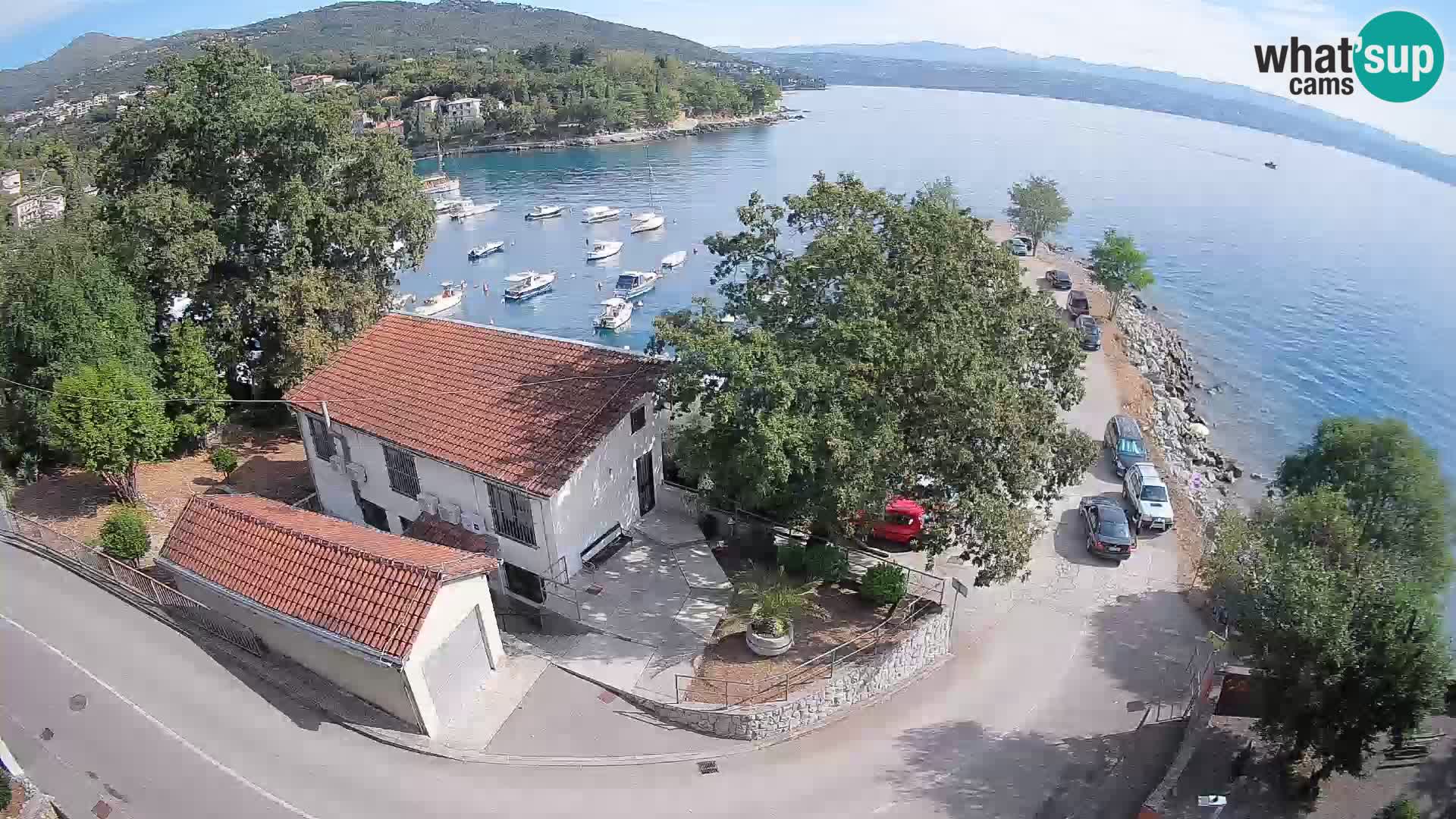 Webcam porto Ika – Vista LIVE sul porto e le luci di Opatija
