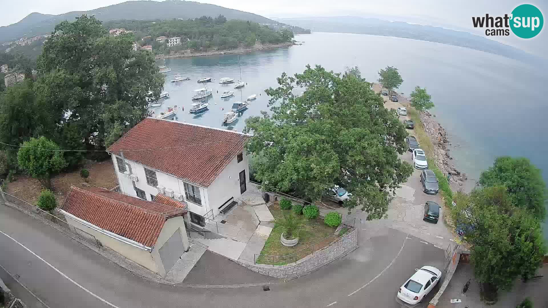 Webcam port d’Ika – Vue en direct et lumières d’Opatija