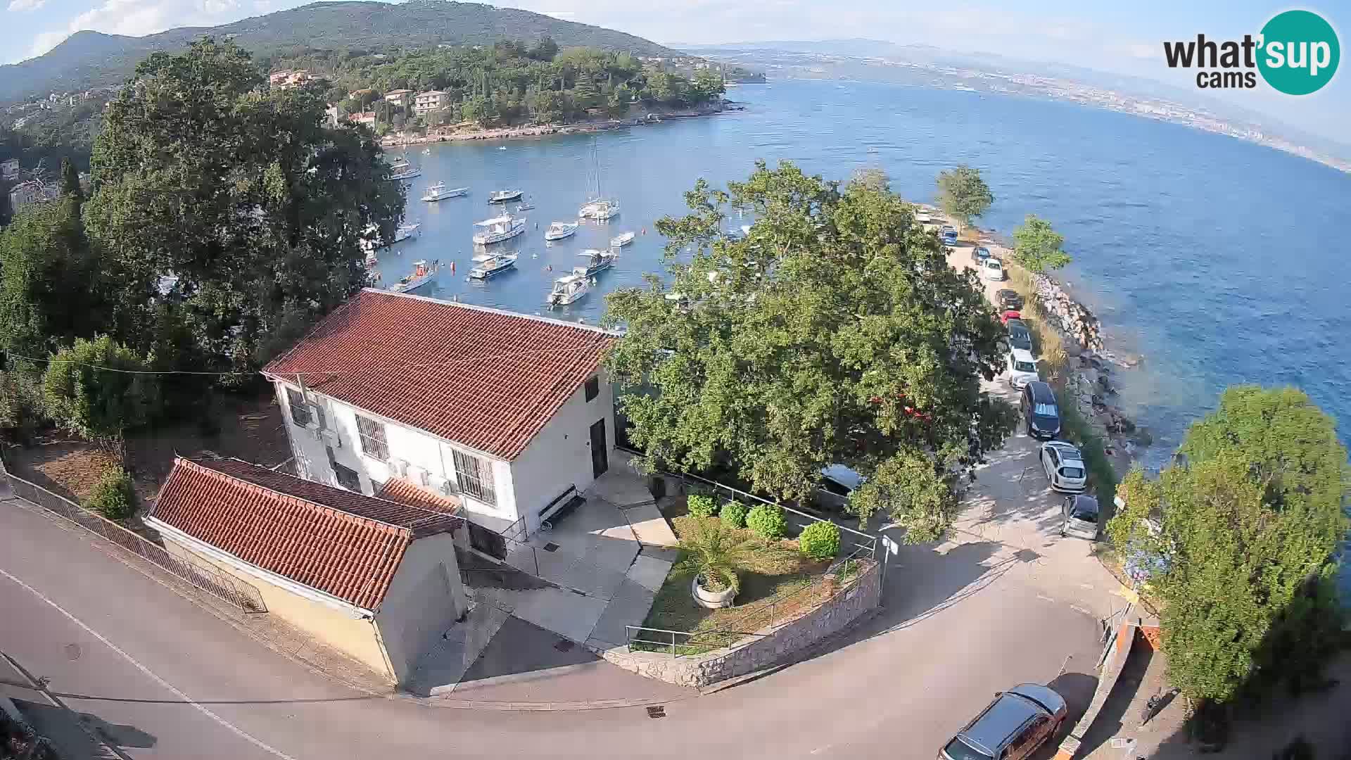 Webcam Ika Hafen – LIVE Blick auf den Hafen und die Lichter von Opatija